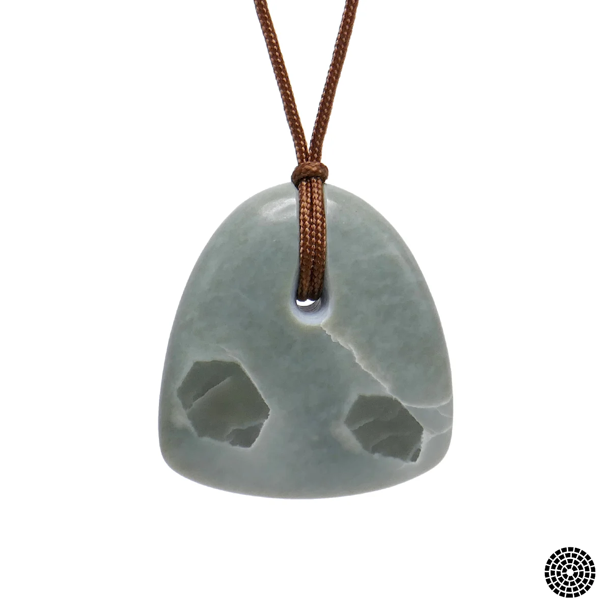 Wyoming Sage Jade & Quartz Celt — California Jade Carvings